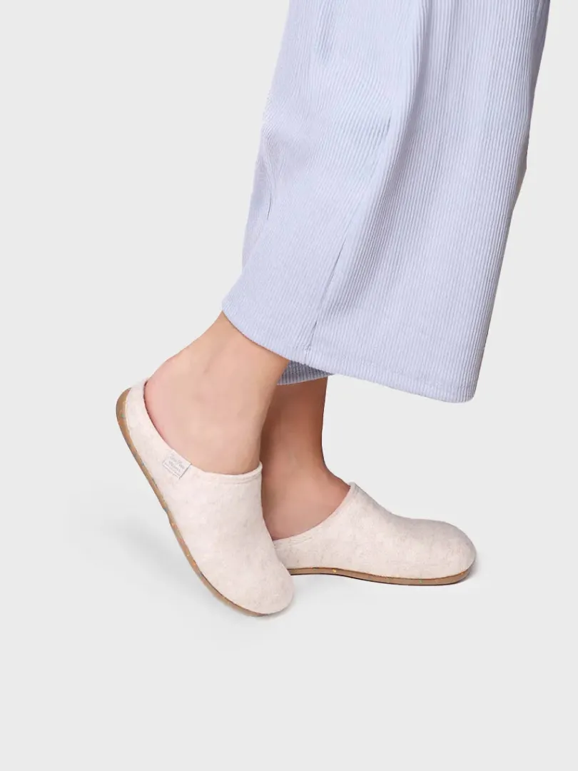 Toni Pons Slippers | MONA-FR - Zapatilla tipo zueco para mujer en fieltro reciclado | MONA-FR