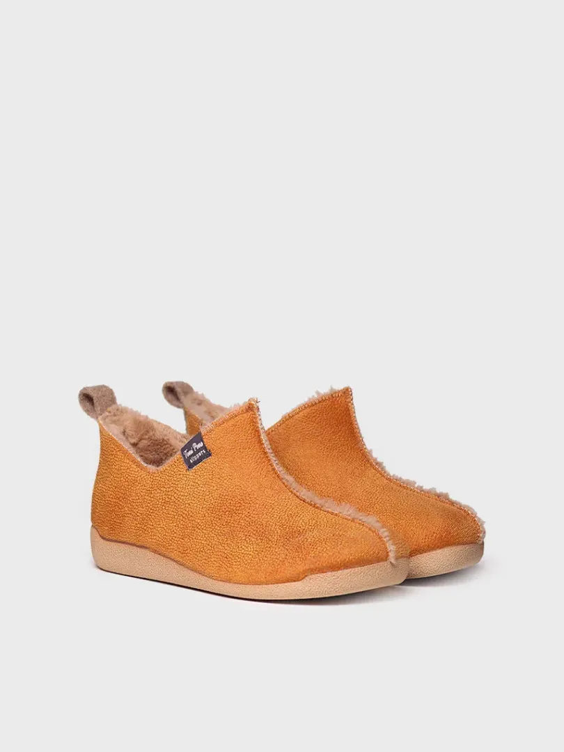 Toni Pons Slippers | MOSCU-BD - Zapatilla de casa abotinada para mujer en piel | MOSCU-BD