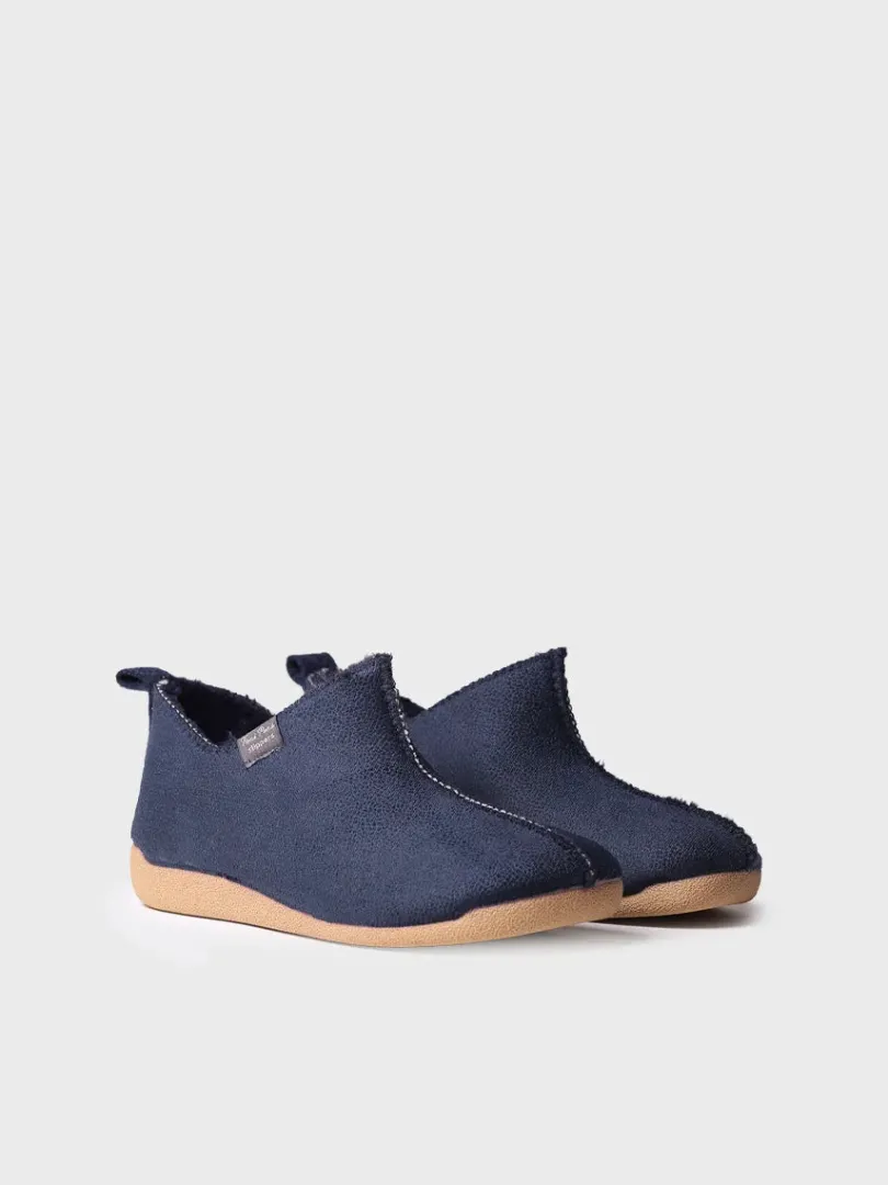 Toni Pons Slippers | MOSCU-BD - Zapatilla de casa abotinada para mujer en piel | MOSCU-BD