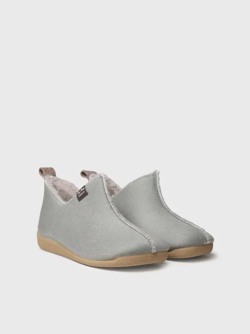 Toni Pons Slippers | MOSCU-BD - Zapatilla de casa abotinada para mujer en piel | MOSCU-BD
