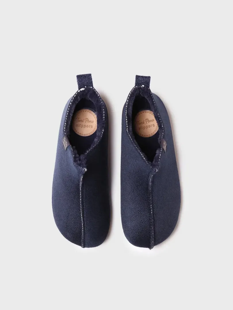 Toni Pons Slippers | MOSCU-BD - Zapatilla de casa abotinada para mujer en piel | MOSCU-BD