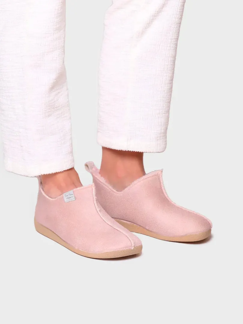 Toni Pons Slippers | MOSCU-BD - Zapatilla de casa abotinada para mujer en piel | MOSCU-BD
