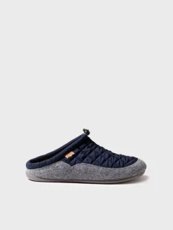 Toni Pons Slippers | NADIR-UM - Zapatilla tipo zueco para hombre en tejido acolchado y fieltro | NADIR-UM