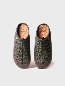 Toni Pons Slippers | NADIR-UM - Zapatilla tipo zueco para hombre en tejido acolchado y fieltro | NADIR-UM