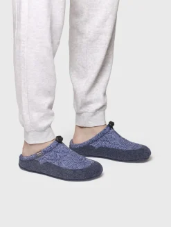 Toni Pons Slippers | NADIR-UM - Zapatilla tipo zueco para hombre en tejido acolchado y fieltro | NADIR-UM