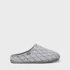 Toni Pons Slippers | NAUEL-KM - Zapatilla de casa tipo zueco para hombre en tejido en Gris | NAUEL-KM
