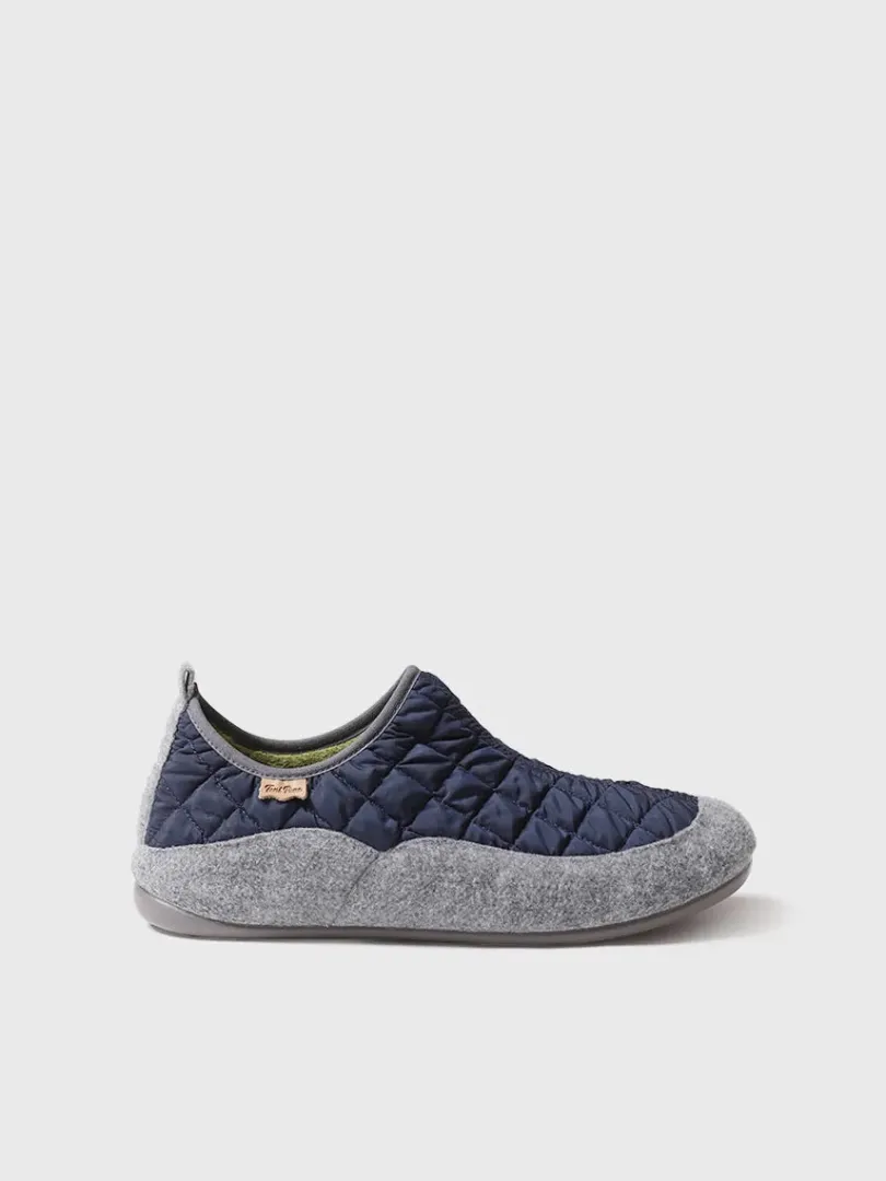 Toni Pons Slippers | NIL-UM - Slippers para hombre en fieltro y tejido acolchado | NIL-UM