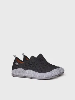 Toni Pons Slippers | NIL-UM - Slippers para hombre en fieltro y tejido acolchado | NIL-UM