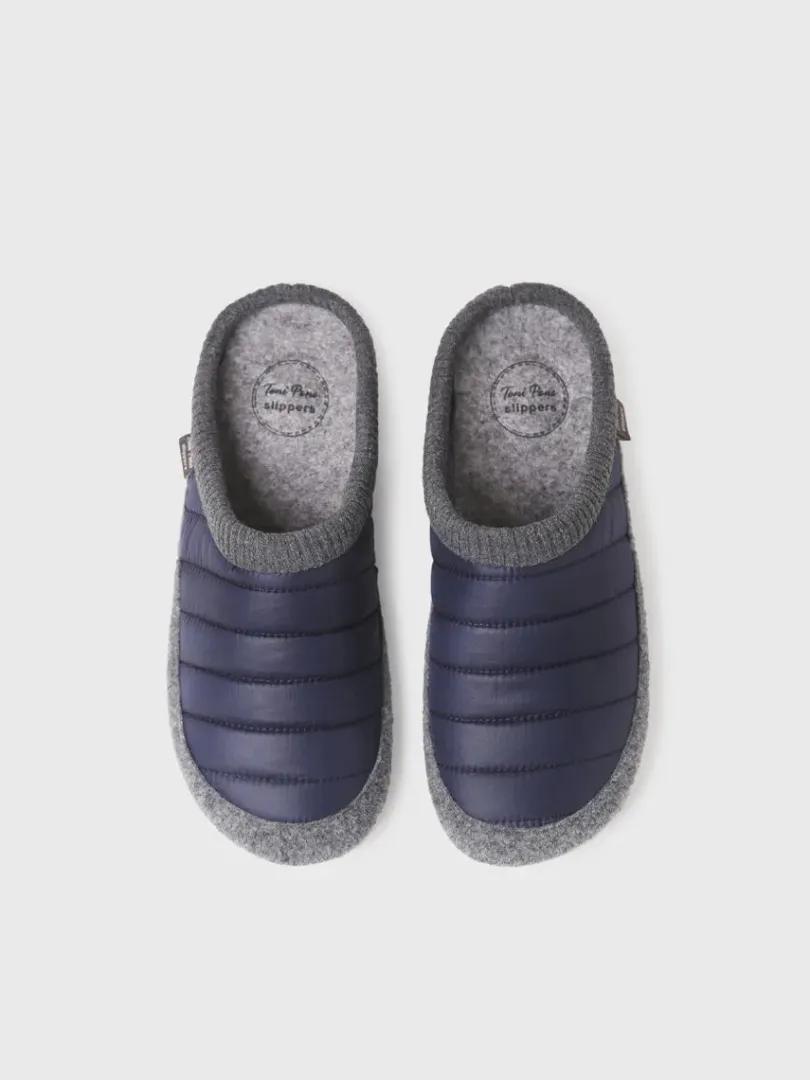 Toni Pons Slippers | NIX-TK - Zapatilla de casa tipo zueco en tejido acolchado y fieltro | NIX-TK