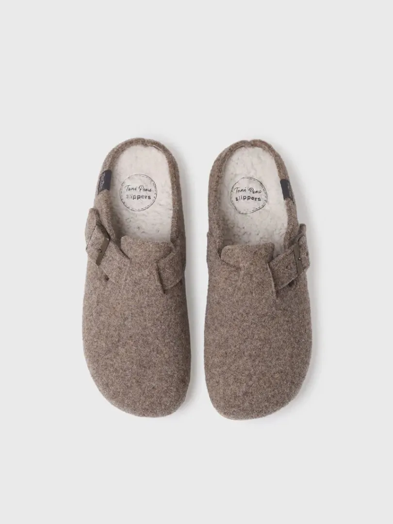 Toni Pons Slippers | NORTON-FP - Zapatilla tipo zueco para hombre en fieltro | NORTON-FP