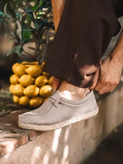 Toni Pons Alpargatas | OSCAR - Alpargata de hombre en rejilla con cordones | OSCAR