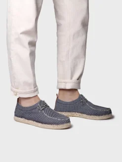 Toni Pons Alpargatas | OSCAR - Alpargata de hombre en rejilla con cordones | OSCAR