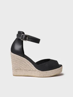 Toni Pons Cuñas Altas | Abiertas | OTILE - Alpargata alta de mujer en piel con cuña | OTILE