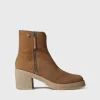 Toni Pons Botines Y Zapatos | PERU-SY - Botín de tacón ancho para mujer en serraje | PERU-SY