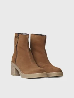 Toni Pons Botines Y Zapatos | PERU-SY - Botín de tacón ancho para mujer en serraje | PERU-SY