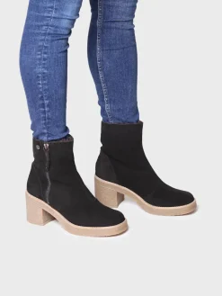 Toni Pons Botines Y Zapatos | PERU-SY - Botín de tacón ancho para mujer en serraje | PERU-SY