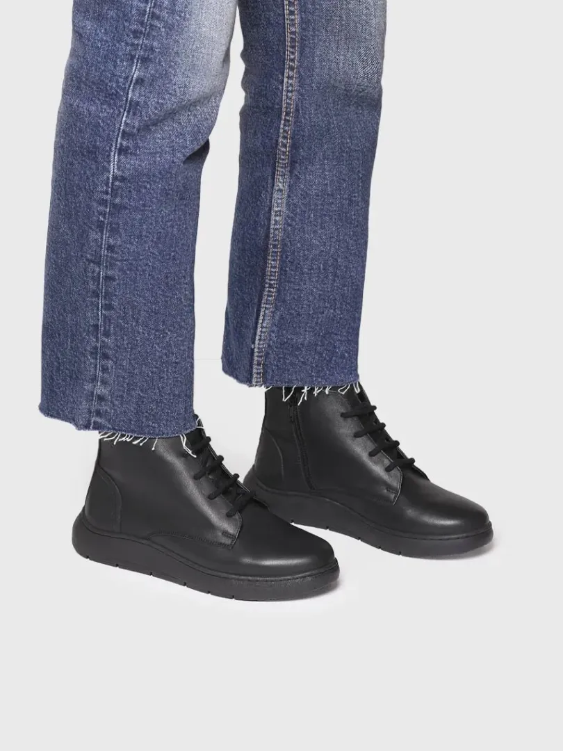 Toni Pons Botines Y Zapatos | PESCARA - Botín de piel para mujer con cordones | PESCARA