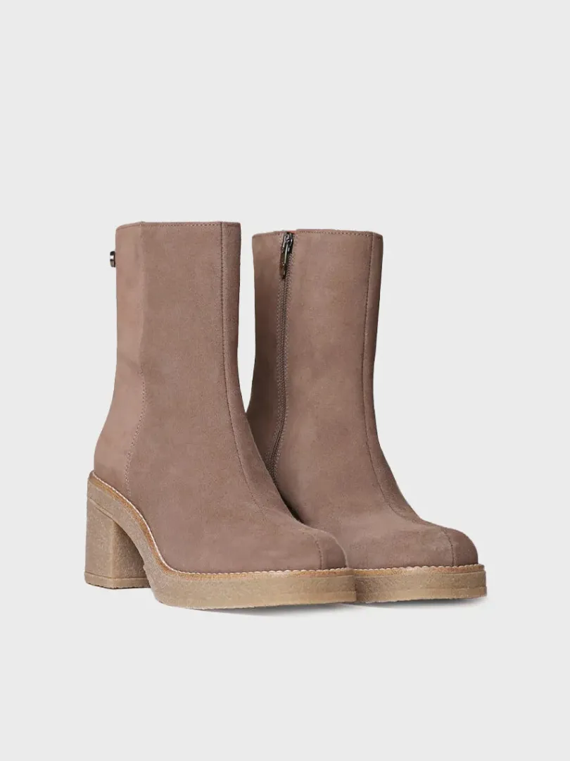 Toni Pons Botines Y Zapatos | PIANI-SY - Botín de tacón ancho para mujer en serraje | PIANI-SY