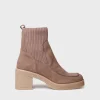 Toni Pons Botines Y Zapatos | PRAGA-SY - Botín de tacón ancho para mujer en serraje y tejido | PRAGA-SY