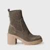 Toni Pons Botines Y Zapatos | PRAGA-SY - Botín de tacón ancho para mujer en serraje y tejido | PRAGA-SY