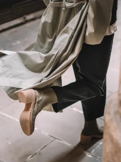 Toni Pons Botines Y Zapatos | PRAGA-SY - Botín de tacón ancho para mujer en serraje y tejido | PRAGA-SY