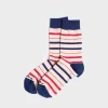 Toni Pons Calcetines Y Pinkies | QUEL-BR - Calcetines unisex en algodón a rayas | QUEL-BR