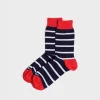 Toni Pons Calcetines Y Pinkies | QUEL-BR - Calcetines unisex en algodón a rayas | QUEL-BR
