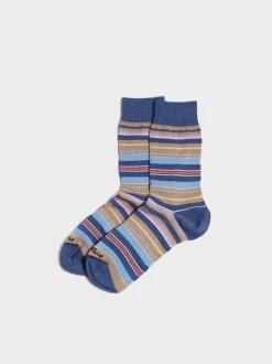 Toni Pons Calcetines Y Pinkies | QUEL-BR - Calcetines unisex en algodón a rayas | QUEL-BR