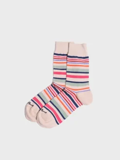 Toni Pons Calcetines Y Pinkies | QUEL-BR - Calcetines unisex en algodón a rayas | QUEL-BR