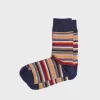Toni Pons Calcetines Y Pinkies | QUEL-BR - Calcetines unisex en algodón a rayas | QUEL-BR