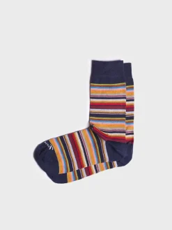 Toni Pons Calcetines Y Pinkies | QUEL-BR - Calcetines unisex en algodón a rayas | QUEL-BR