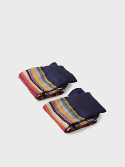 Toni Pons Calcetines Y Pinkies | QUEL-BR - Calcetines unisex en algodón a rayas | QUEL-BR
