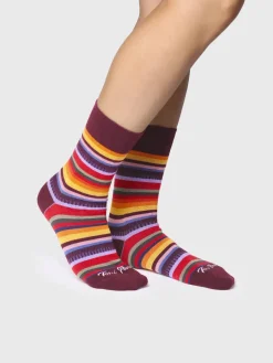 Toni Pons Calcetines Y Pinkies | QUEL-BR - Calcetines unisex en algodón a rayas | QUEL-BR