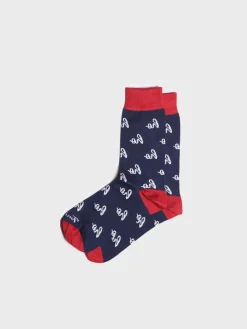 Toni Pons Calcetines Y Pinkies | QUEL-ND - Calcetines unisex en algodón con motivos navideños | QUEL-ND