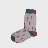 Toni Pons Calcetines Y Pinkies | QUEL-ND - Calcetines unisex en algodón con motivos navideños | QUEL-ND