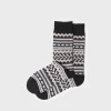 Toni Pons Calcetines Y Pinkies | QUEL-YA - Cacetines unisex de algodón con cenefa | QUEL-YA