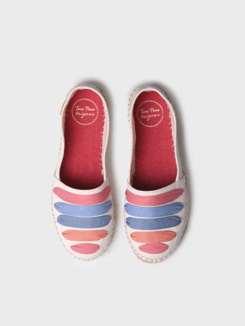 Toni Pons Sandalias | ROSE-CM - Alpargata plana con cintas para mujer | ROSE-CM