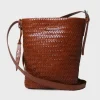 Toni Pons Bolsos | SALLY - Bolso bombonera en cuero trenzado con tira ajustable | SALLY