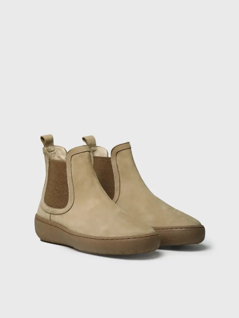 Toni Pons Botines Y Zapatos | SERRA - Botín para mujer en piel nobuk con elásticos laterales | SERRA