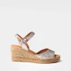 Toni Pons Cuñas Medias | Abiertas | SIA-P - Alpargata de cuña para mujer en piel | SIA-P
