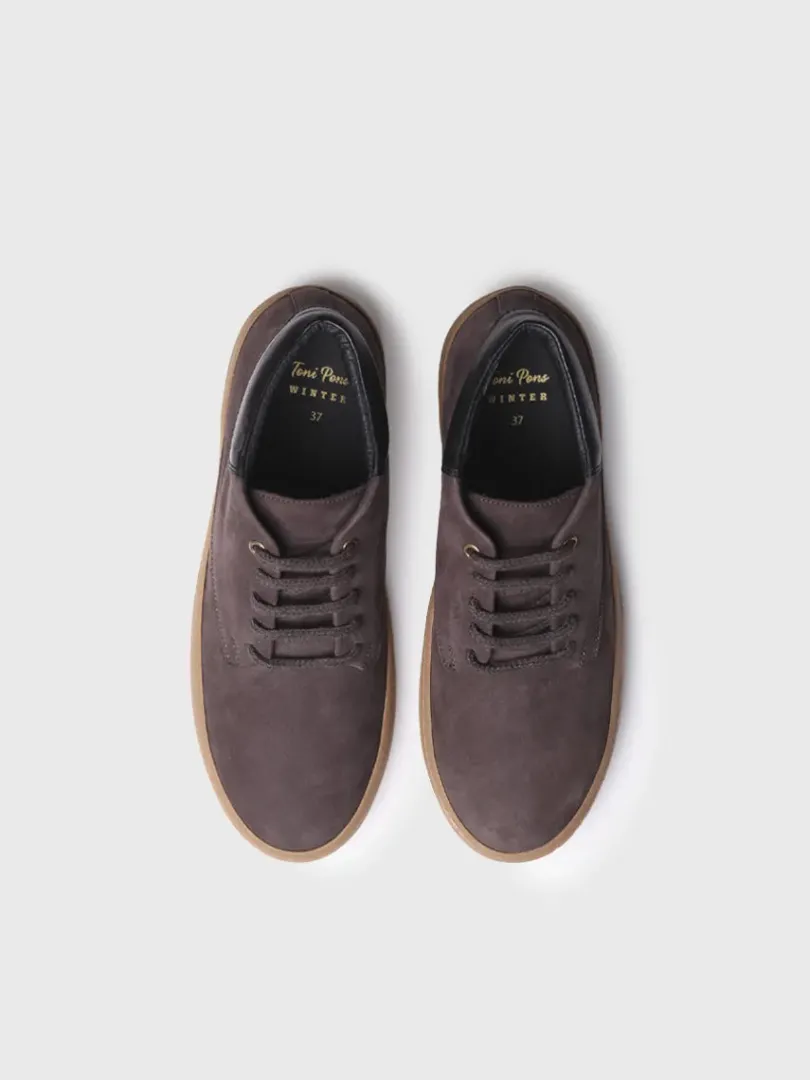 Toni Pons Botines Y Zapatos | SORT - Botín para mujer con cordones en piel nobuk | SORT