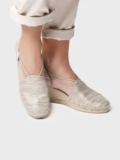 Toni Pons Cuñas Medias | Cerradas | TANIA-ZR - Alpargata de cuña con tiras elásticas | TANIA-ZR