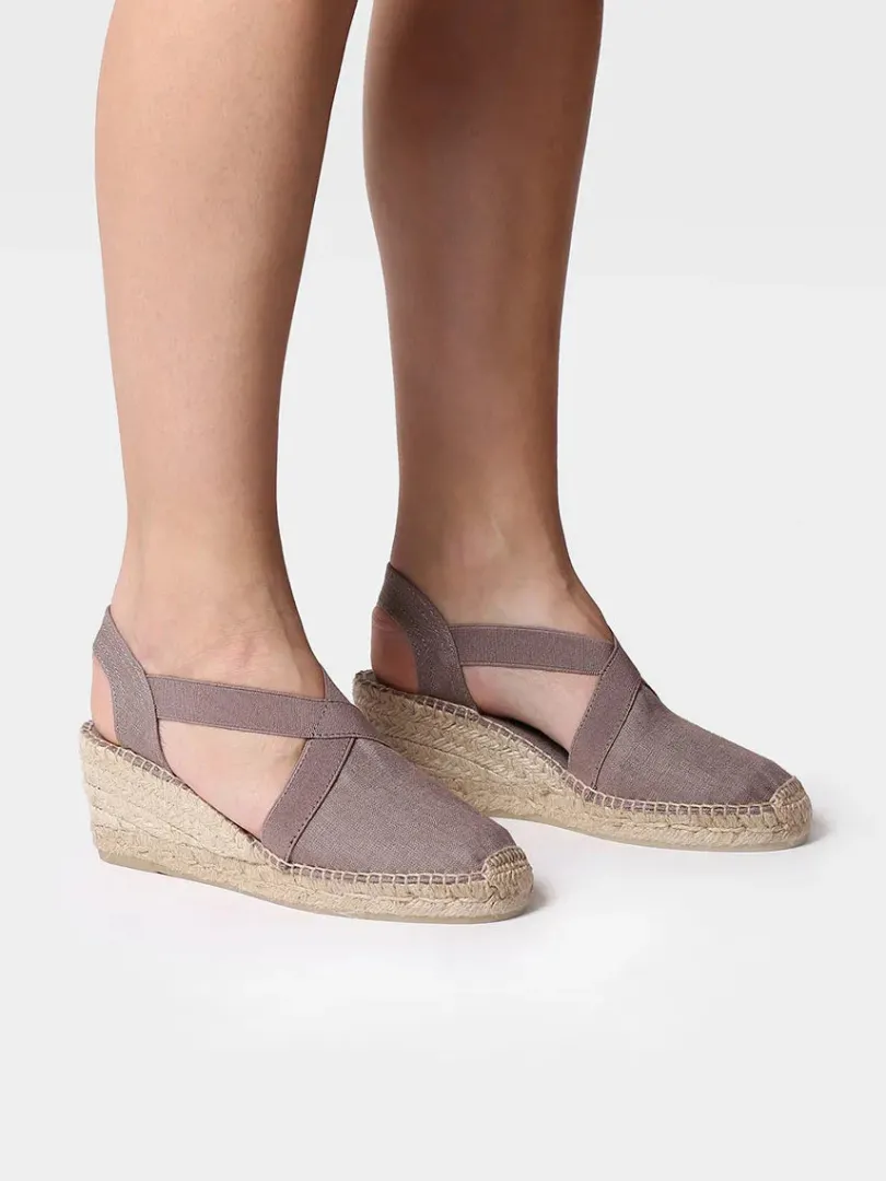 Toni Pons Cuñas Medias | Cerradas | TER - Alpargata de cuña media vegana | TER