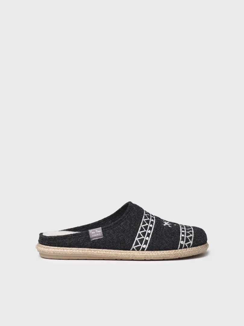 Toni Pons Slippers | TOBI-EF - Slippers para hombre en fieltro | TOBI-EF