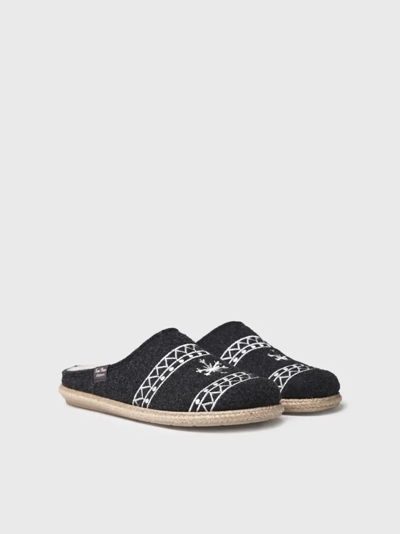 Toni Pons Slippers | TOBI-EF - Slippers para hombre en fieltro | TOBI-EF