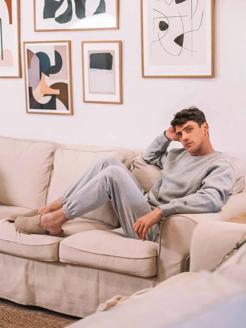 Toni Pons Slippers | TOMAS-RW - Slippers para hombre de lana reciclada | TOMAS-RW