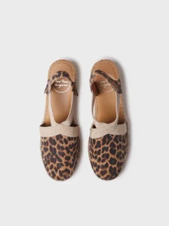 Toni Pons Cuñas Medias | Cerradas | TOSSA - Alpargata de piel con cuña media para mujer | TOSSA