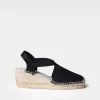 Toni Pons Cuñas Medias | Cerradas | TRITON - Alpargata vegana brillante para mujer | TRITON