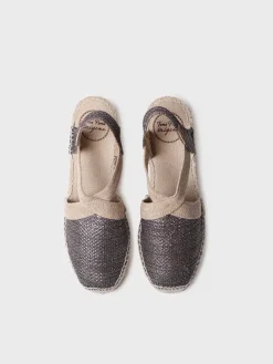Toni Pons Cuñas Medias | Cerradas | TRITON - Alpargata vegana brillante para mujer | TRITON